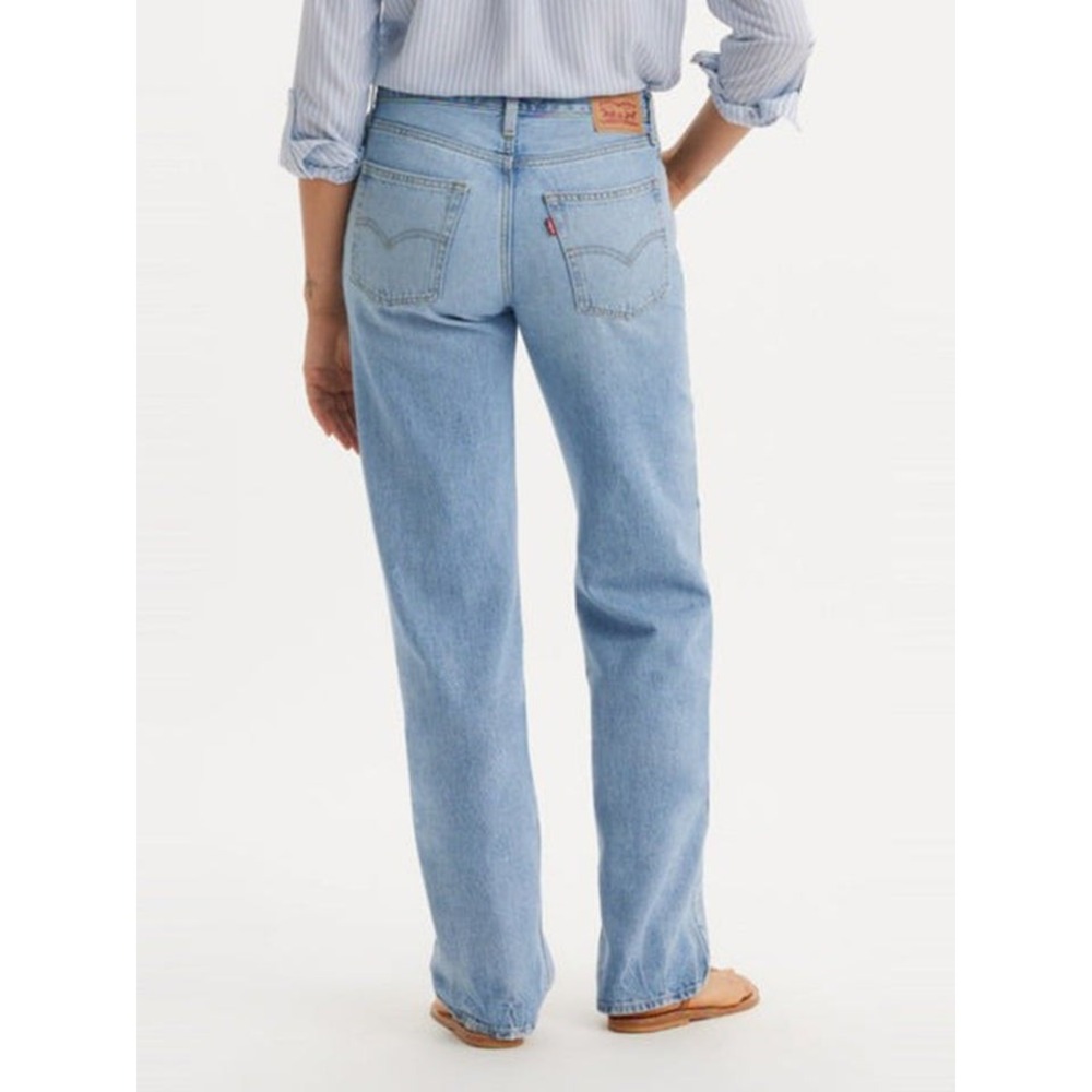 Levis 94 Baggy Jeans Womens 31 Riveting Light Wash Straight Leg Denim A3510-0035 - Picture 2 of 8